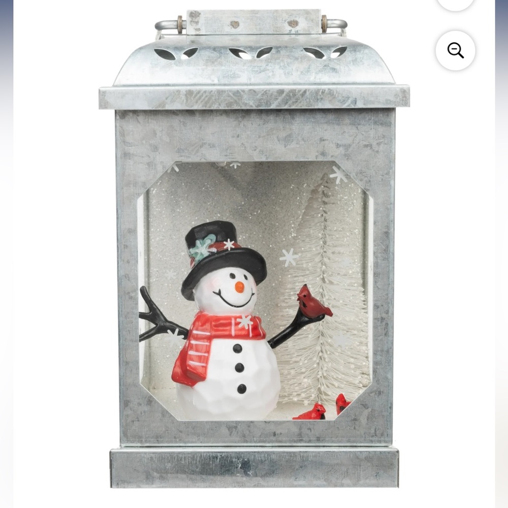 SCENTSATIONALS SNOWMAN FULL SIZE LANTERN WAX WARMER LIMITED EDITION NIB